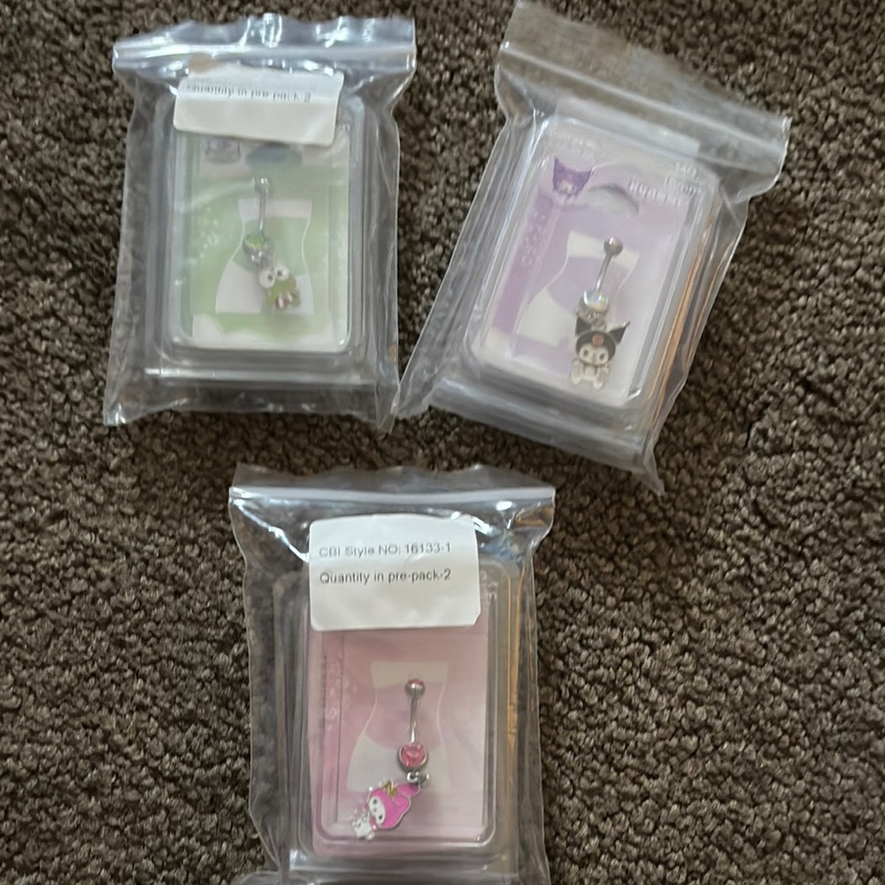 Cute Character Belly Button Rings